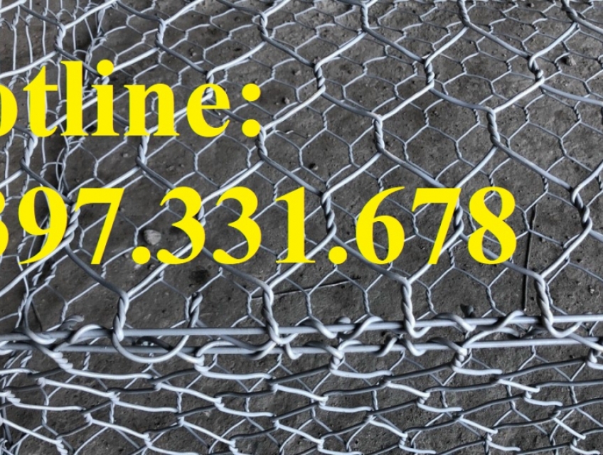 Rọ đựng đá, Rọ thép, Rọ đá mạ kẽm 2x1x0.5m sản xuất theo yêu cầu