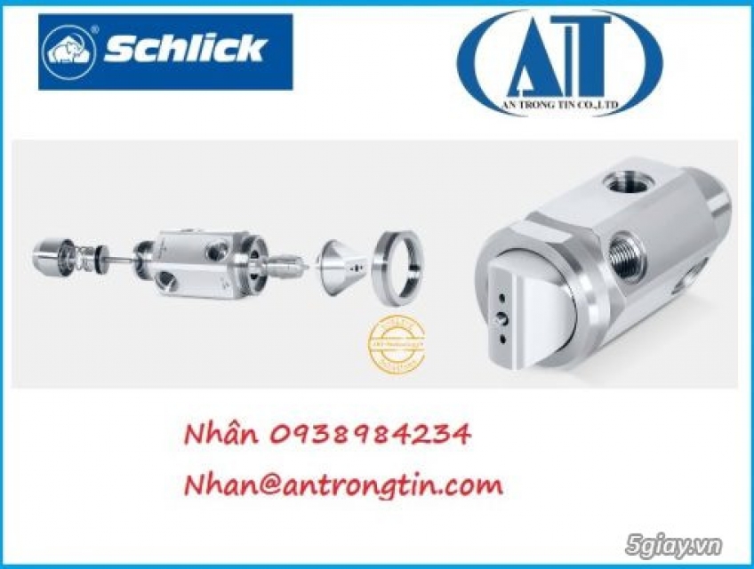 Vòi phun hình nón Schlick Model 553 S và 556 S giá cực tốt