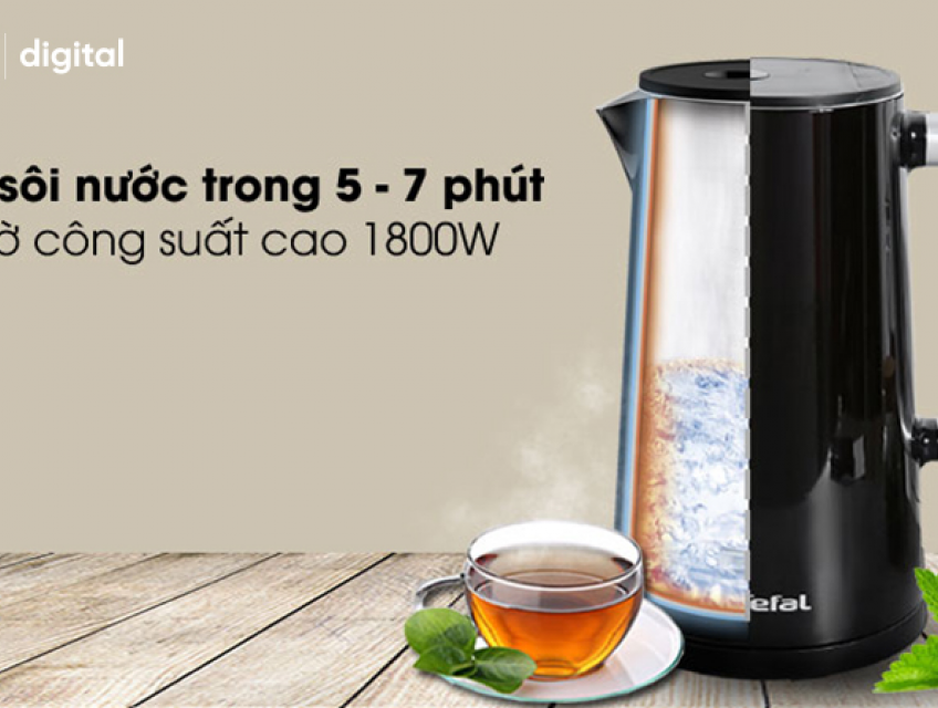 Ấm siêu tốc Tefal KO850810 sự lựa chọn hoàn hảo cho mọi nhà