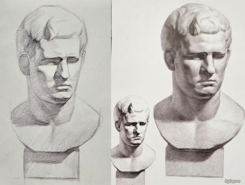 Lớp vẽ thi khối h ở Sài đồng