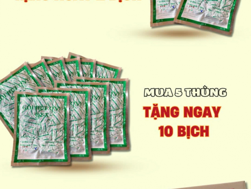 Gói Hút Oxy Cho Bánh Trung Thu