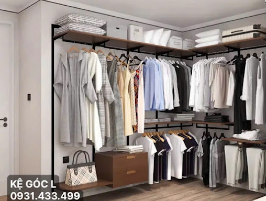 Kệ góc L AMD – Tối ưu không gian, khẳng định gu sống có chiều sâu