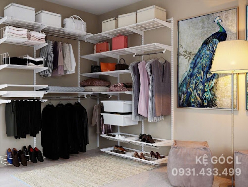 Bộ kệ quần áo AMD – Giải pháp cho không gian hẹp ngang