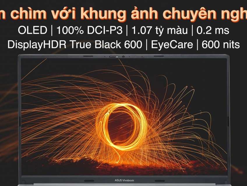 ASUS M3504YA: Ryzen 7 7730u/16G/512G SSD/15.6in FHD OLED/còn BH 16th !