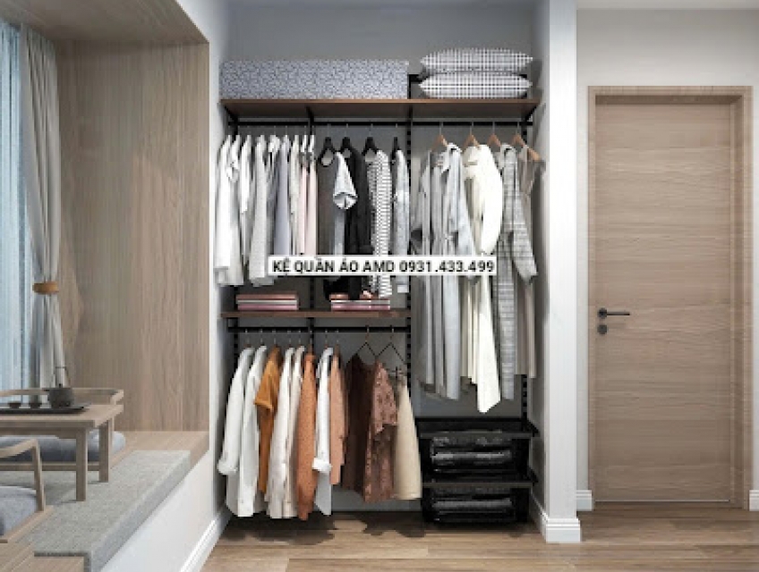 Bộ kệ quần áo AMD – Phong cách Nhật Bản: Gọn gàng để sống thoải mái