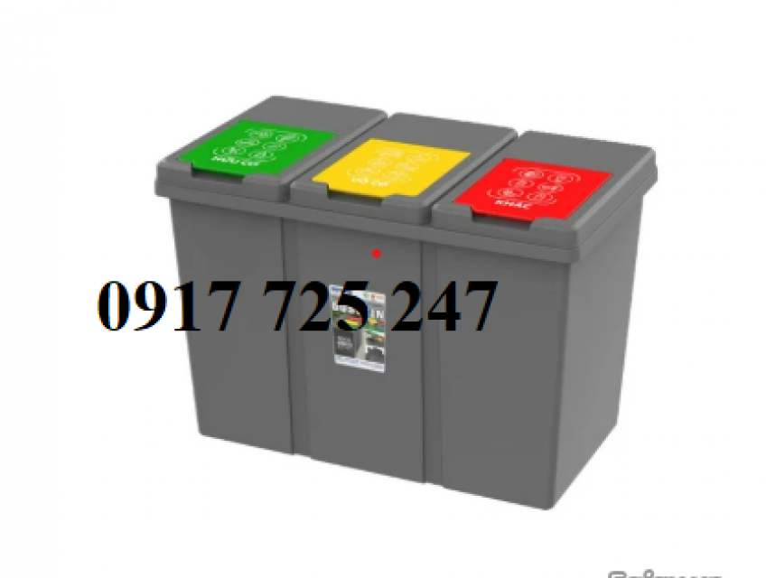 Bán thùng rác 3 ngăn dùng trong nhà