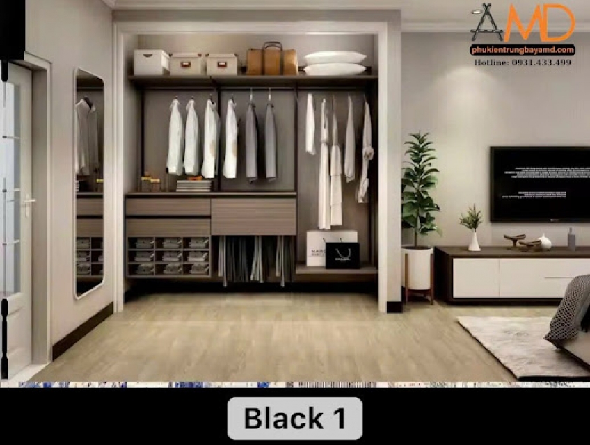 Bộ kệ quần áo AMD – giúp bạn bắt đầu ngày mới theo cách bạn chọn