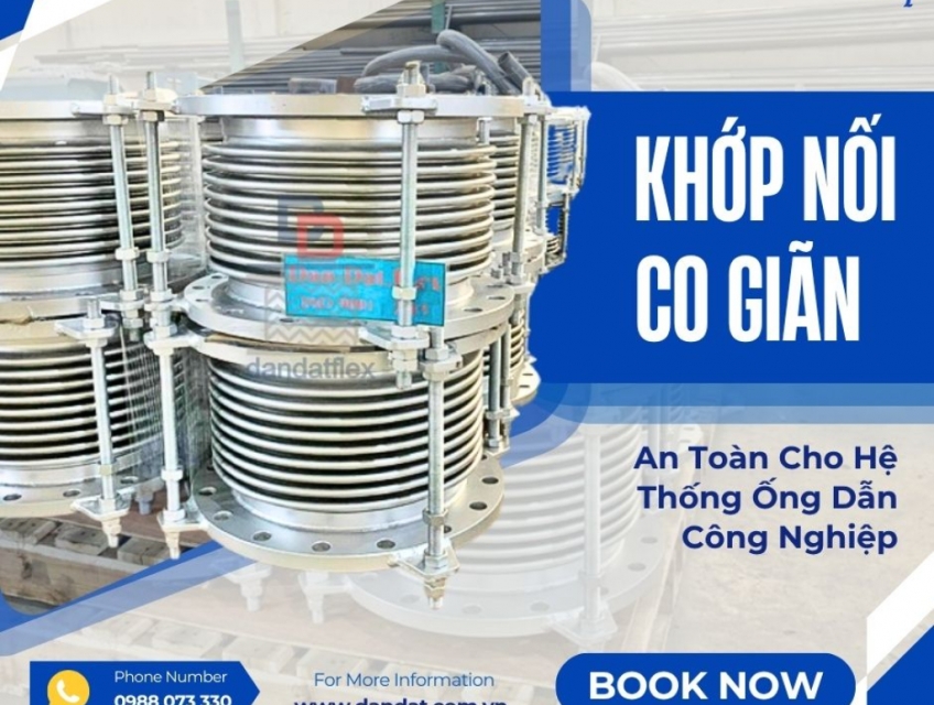 Khớp giãn nở lò hơi/ Khớp giãn nở ống khói máy phát điện/ bù giãn nở đường hơi