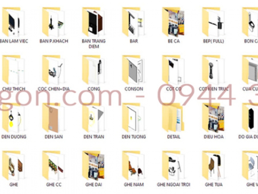 CHIA SẺ BỘ THƯ VIỆN REVIT CHẤT LƯỢNG