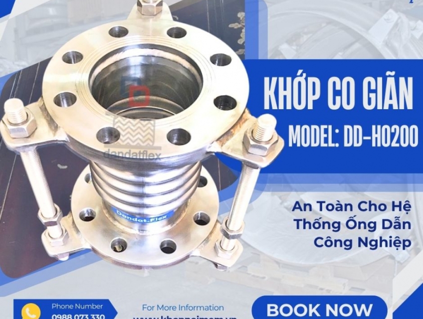 Khớp giãn nở inox nối bích/ Khớp nối đường ống dẫn dầu/ Khớp giãn nở dẫn khí CO