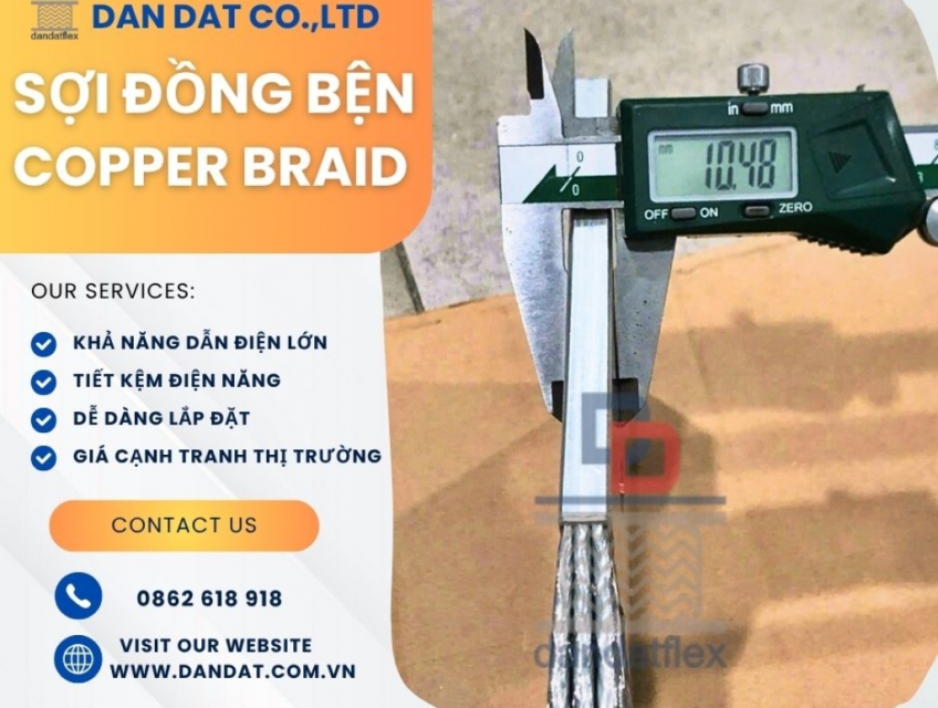 Dây đồng bện/ Dây đồng bện mạ thiếc/ Dây đồng bện trạm biến áp/ Busbar đồng mềm