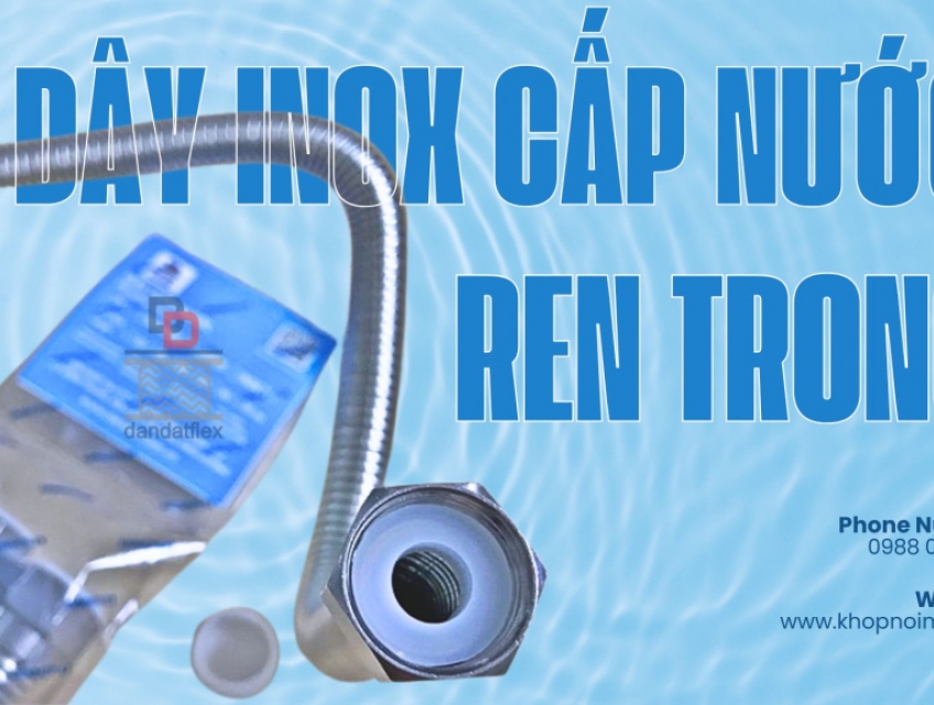 Dây dẫn nước/ Dây cấp nước cho máy nóng lạnh/ Dây cấp nước inox ren trong