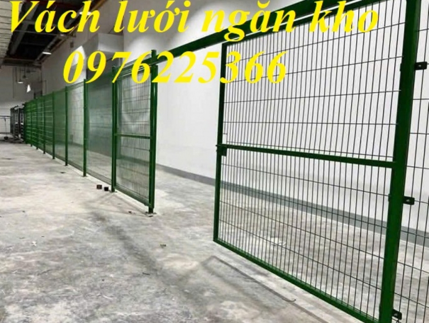 Sản xuất vách lưới thép ngăn kho D4, D5, D6