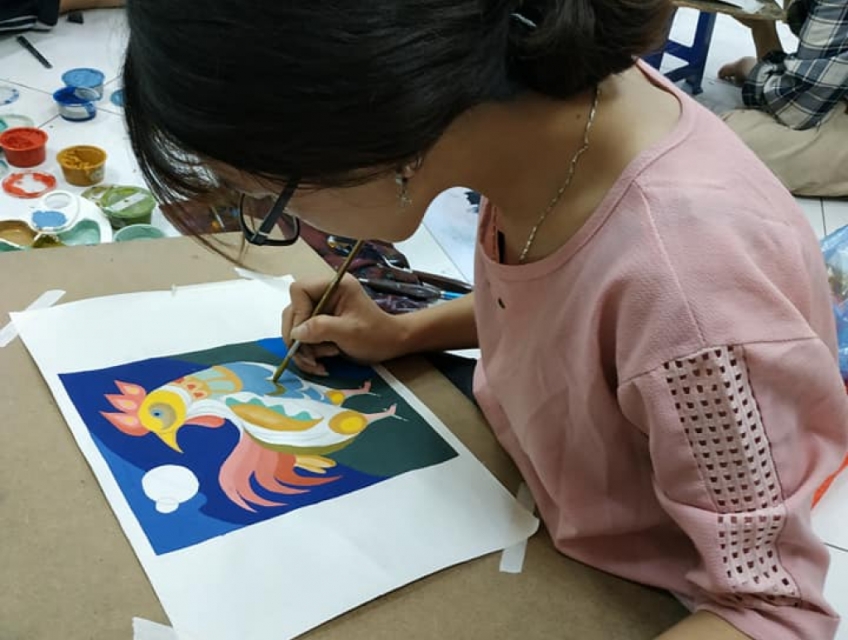 Học vẽ cơ bản ở Phúc đồng Long biên