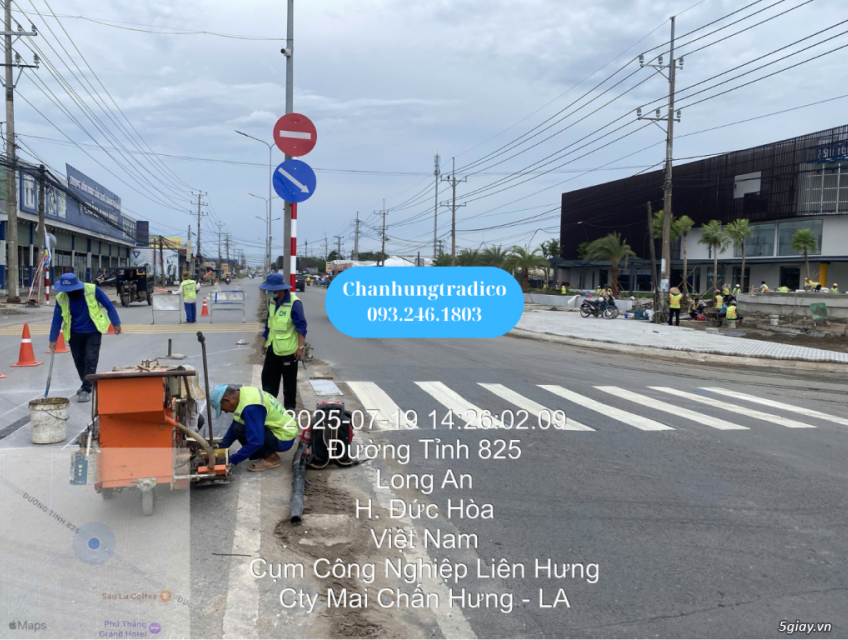 THI CÔNG CÁC HẠNG MỤC GIAO THÔNG TẠI ĐỨC HÒA LONG AN