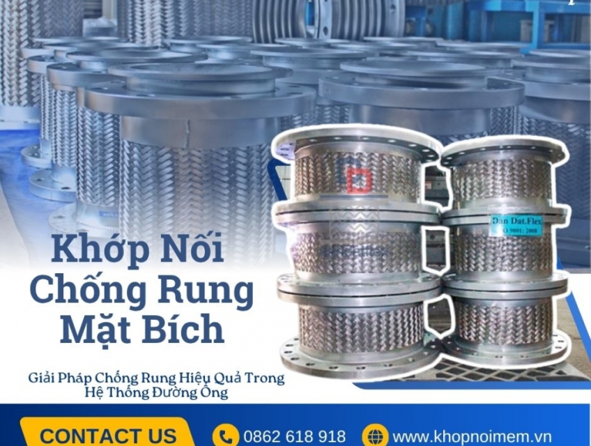 Khớp nối mềm/ Khớp nối mềm nối bích/ Khớp nối mềm chống rung inox