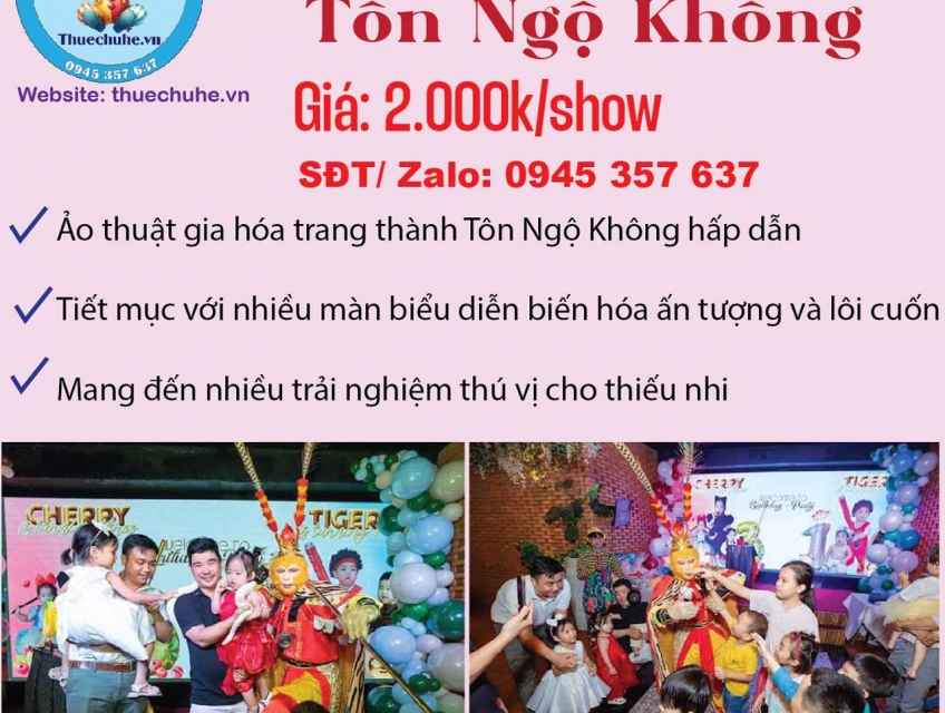 Giá thuê chú hề ảo thuật sinh nhật Trung Thu là bao nhiêu?