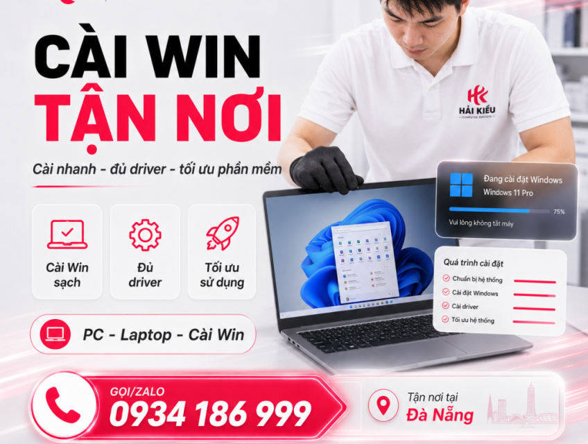 Cài Win Tại Nhà Đà Nẵng - Nhanh Chóng, Báo Giá Rõ Ràng