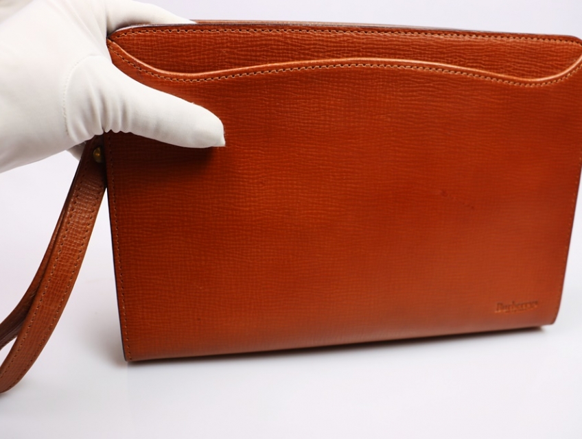 Clutch cầm tay Burberry Nam Chính Hãng - da nguyên chiếc 17678