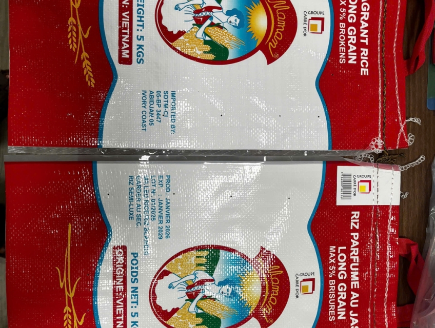 Sale xả kho bao gạo 5kg hàng xuất khẩu chi trong tháng 7 âm lịch này