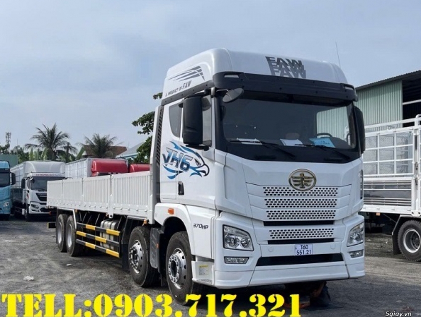 Xe tải FAW 4 chân thùng lửng 17990Kg giao ngay