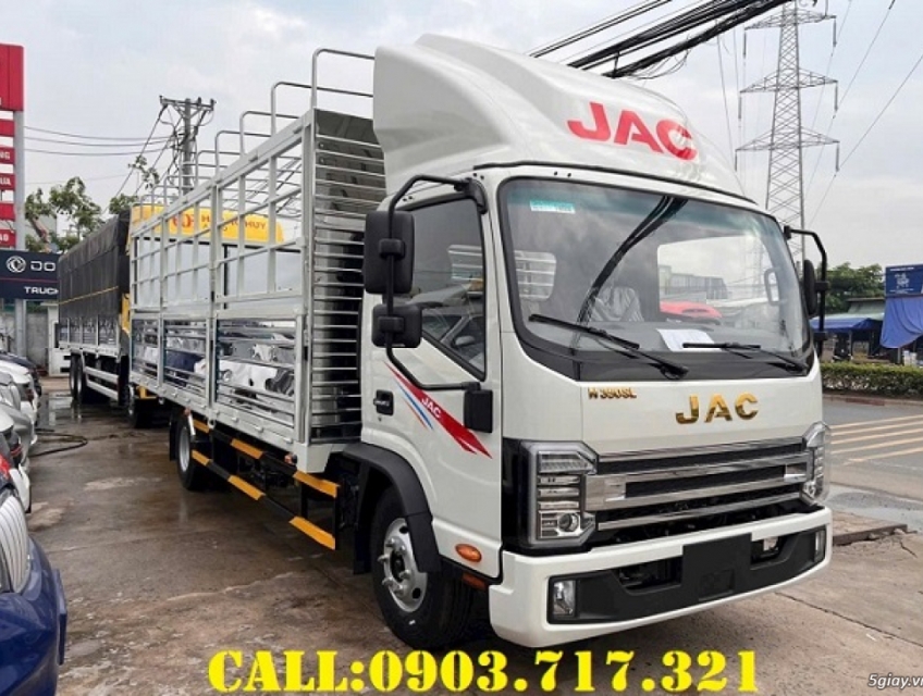 Xe tải JAC N350SL 3490Kg thùng dài 6m2