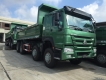 Xe ben 4 chân Howo động cơ 371 tải trọng 16,8-17 tấn 2016, 2017