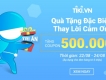 VOUCHER giảm giá TIKI 500k cho đơn hàng >5tr