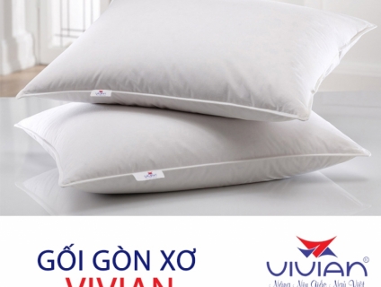 Cặp gối kê gòn xơ 50x70cm cao cấp Vivian