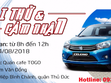 Sự kiện lái thử xe ôtô Suzuki Celerio
