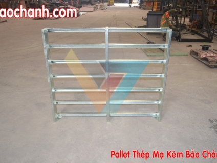 Pallet thép mạ kẽm Bảo chánh, chất lượng – giá cả hợp lý