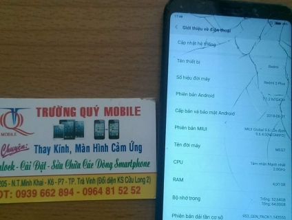 Cửa hàng chuyên thay ép mặt kính màn hình xiaomi 5,5plus,... giá rẻ