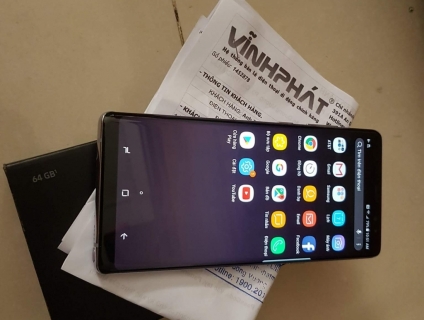 Note 8 TÍM quốc tế Mỹ 1 sim 99,9%, bh Vĩnh Phát 6.2019 có hóa đơn