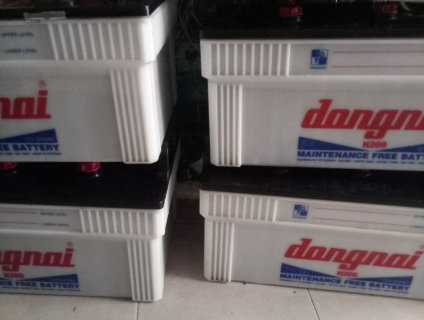 Bình ắc quy 12v200ah còn 80%