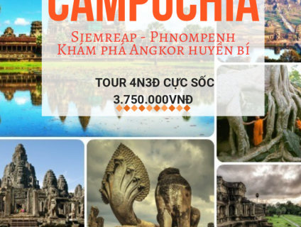 Tour Lễ 2/9 đi Campuchia giá cực đã - chất lượng ks 5 Sao