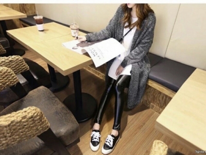 ÁO KHOÁC LEN XÁM FORM DÀI PHỐI TÚI GIẢ