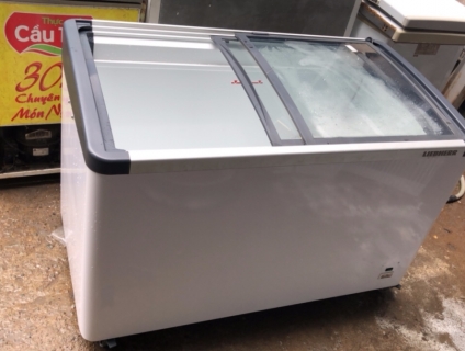 Tủ đông cũ kiếng lùa Liebherr 400 lít,  mới 99%,