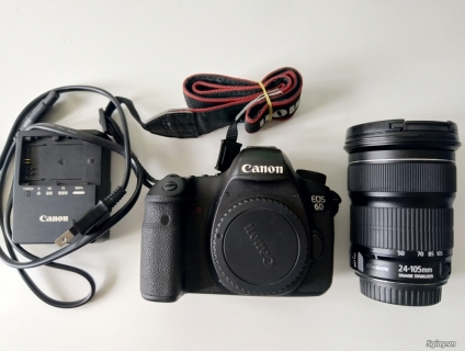 Canon 6D + lens 24-105mm giá tốt