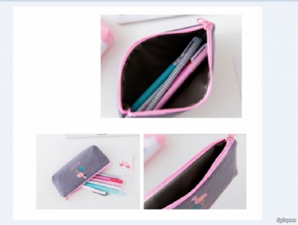 Túi đựng bút học sinh, Túi đựng bút in logo làm quà tặng