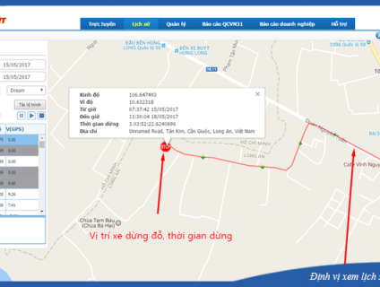 Định vị ô tô có xem được lịch sử chi tiết của chiếc xe không?