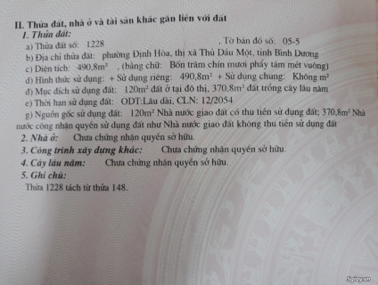 Bán đất mặt tiền tại Định Hòa Bình Dương gần tp, mới đường xe ô tô