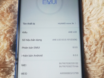 Huawei 3e full box 99% bh 13/04/2019  4tr4