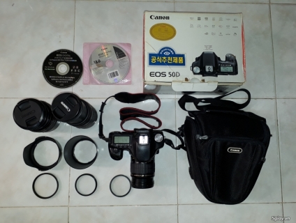 Nguyên bộ máy ảnh Canon full box, đầy đủ phụ kiện.