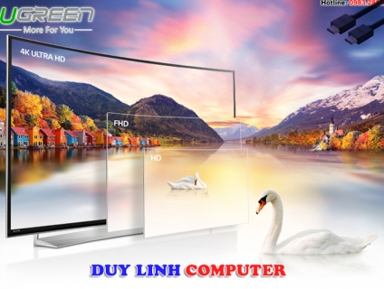 Cáp HDMI Ugreen UG-10107 2m chính hãng hỗ trợ 3D, 4K*2K full HD 1080