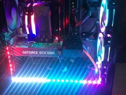 Thùng PC chuyên game ; i7 4770 , Z97 , 16G ram , 1060 6g , ssd