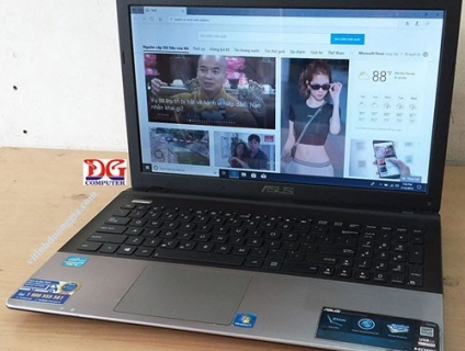 Laptop Asus K55A có phím số, máy đẹp