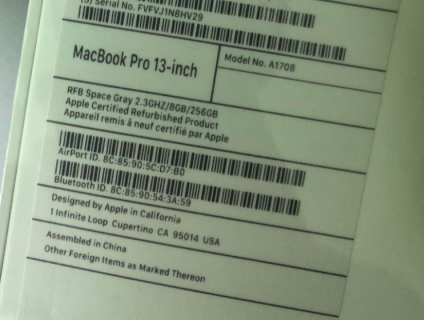 Macbook pro 13 inch - 2017