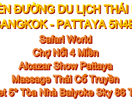 Tour Thái Lan tết 2020 giá rẻ