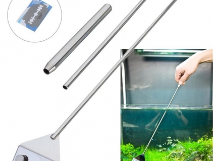 Cạo Rêu Inox Aqua Pro Dụng Cụ Vệ Sinh Bể Thủy Sinh Cao Cấp