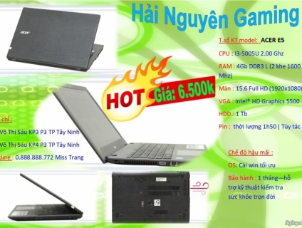 Acer Aspire E5 dda 96,69% 2